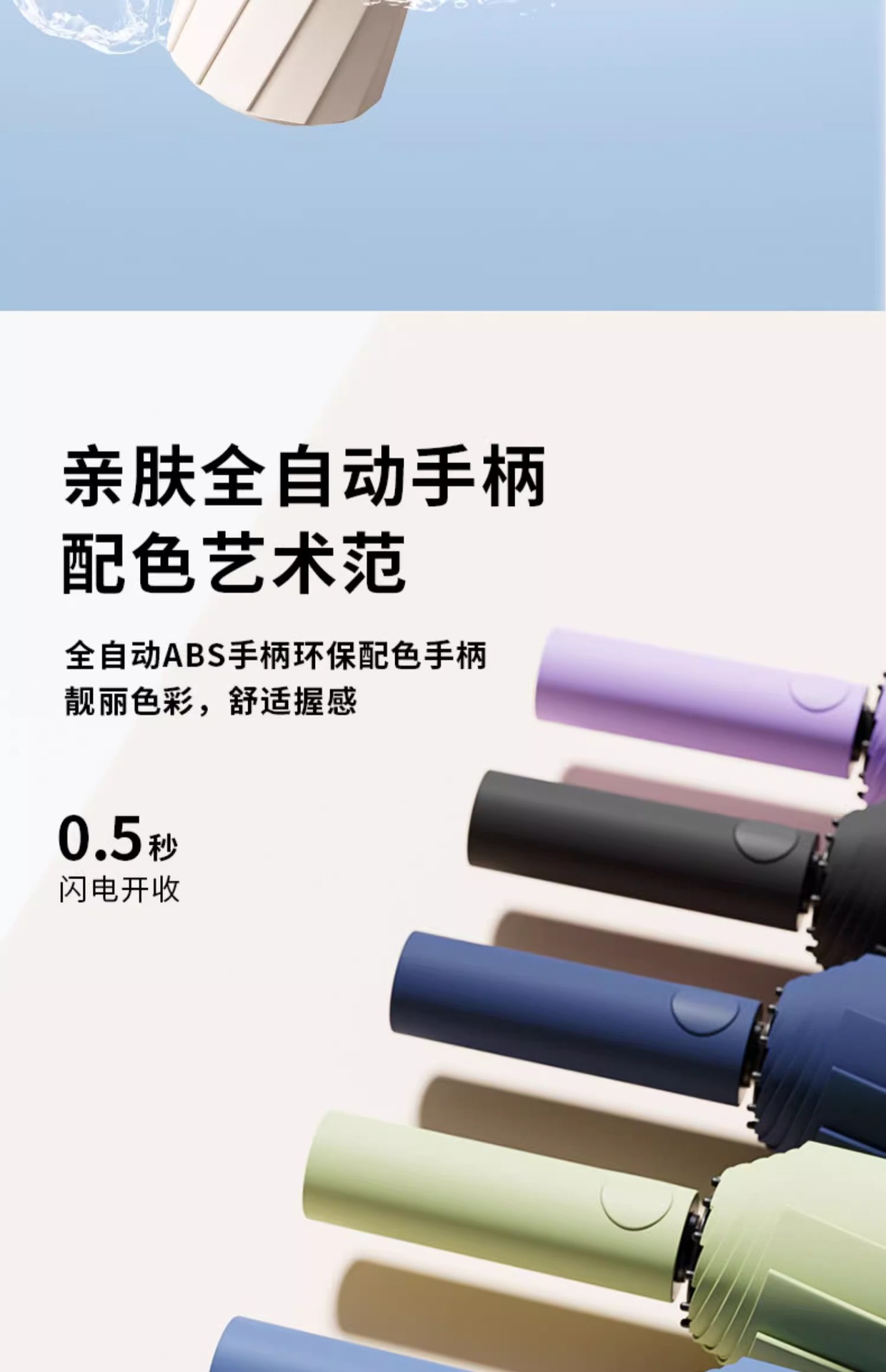 60-bone fully automatic umbrella, large female sun umbrella for both weather and rain, sun protection and UV protection, special for heavy rain pic 18