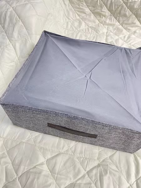 Double-row pants storage box, home clothes organizing box, wardrobe compartments for clothes storage, drawer layering magic tool pic 26