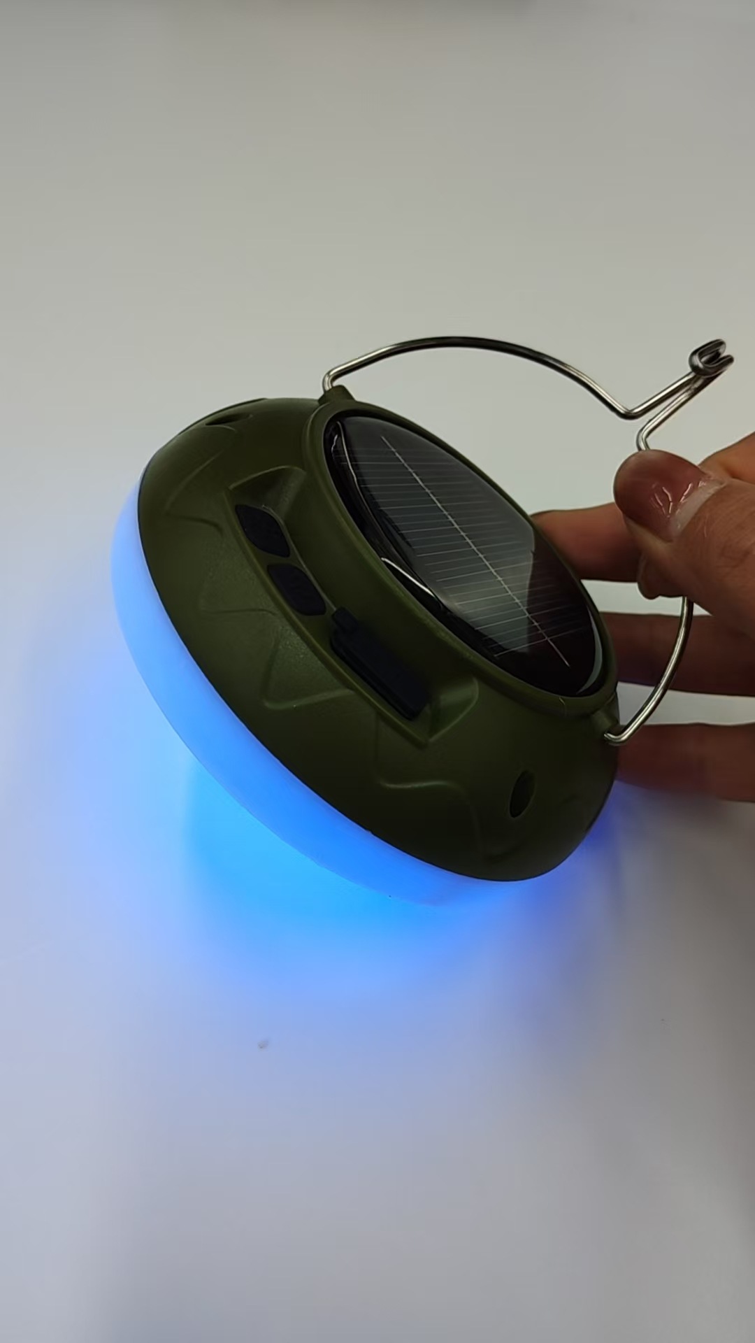 New solar-powered flying saucer lamp, USB rechargeable lithium battery dew lamp, outdoor emergency lighting lamp, night market street stall hanging lamp pic 19