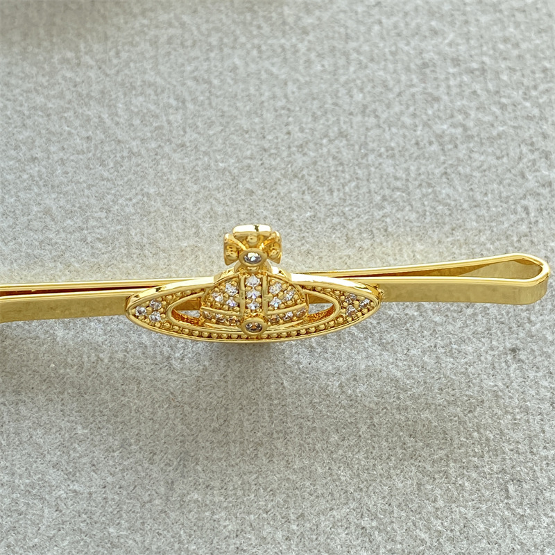 欧美款西太后星球发卡新款镶钻一字夹刘海夹欧美轻奢高级感发饰女详情4