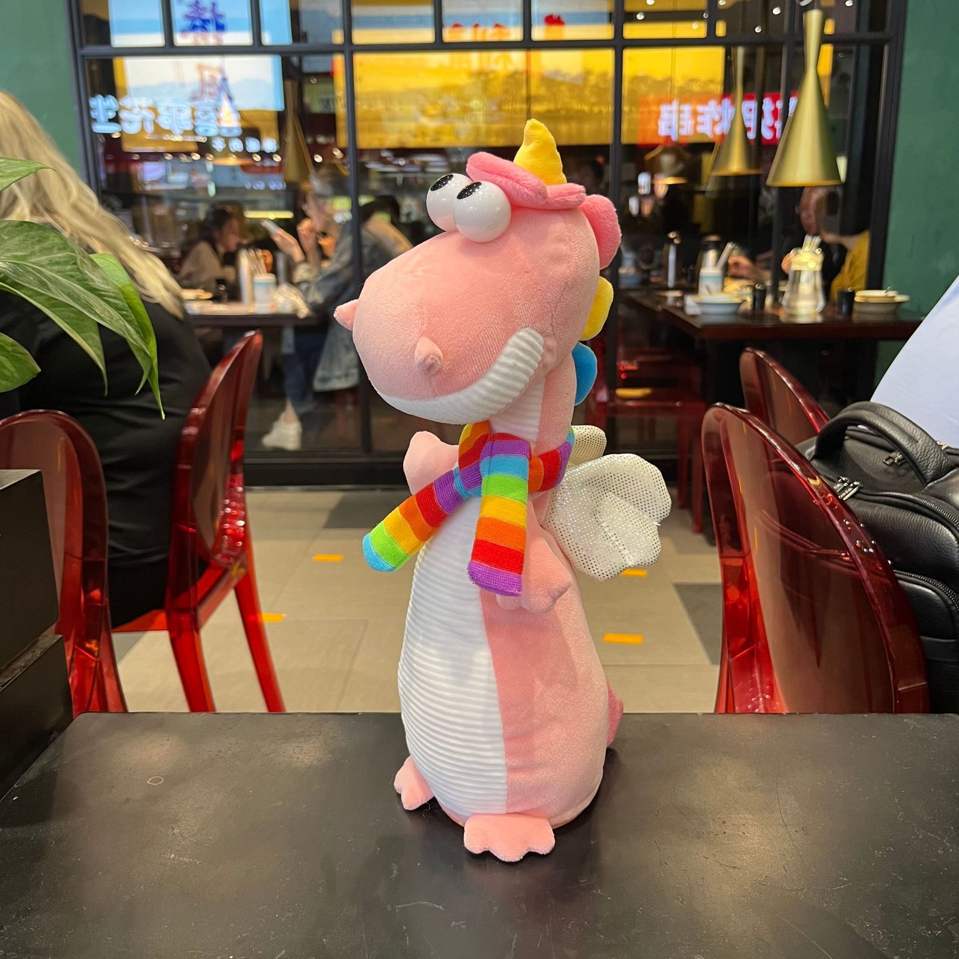 2025年新款唱歌跳舞扭扭电动毛绒玩具卡通恐龙电动玩具录音学说话详情7