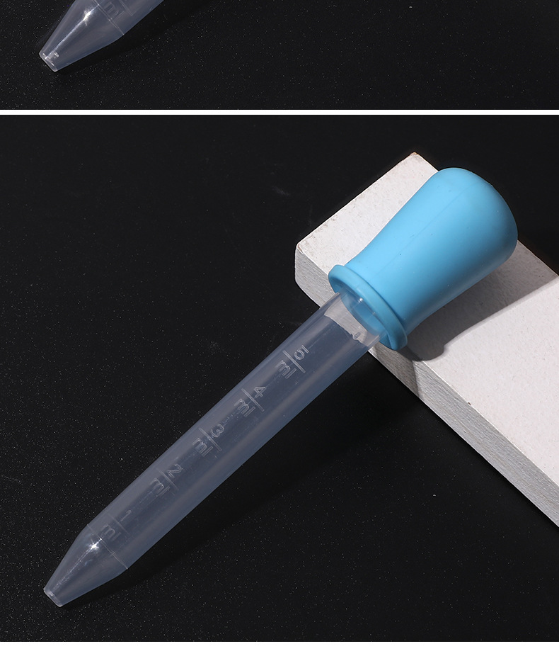 Baby anti-choking medicine feeder, simple baby dropper medicine feeder, 5ml multi-functional water and medicine feeding dropper with scale, 5ml dropper pic 15