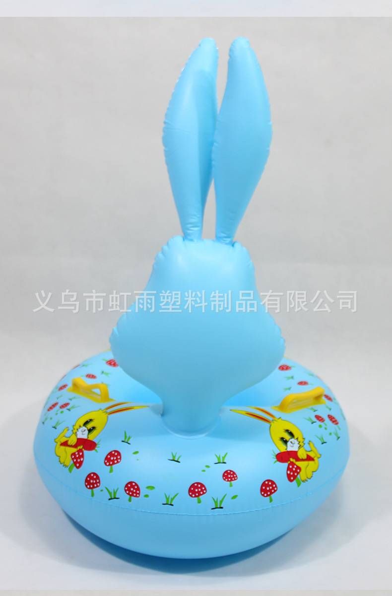 婴幼儿游泳艇趴艇 大号兔子艇游泳艇 宝宝带坐艇小游艇厂家批发详情8