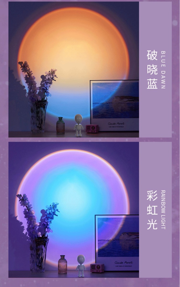 Astronaut Dawn Red Photo, Little Flying Hero Sunset Red Sunset atmosphere light, Astronaut projector Night light pic 4