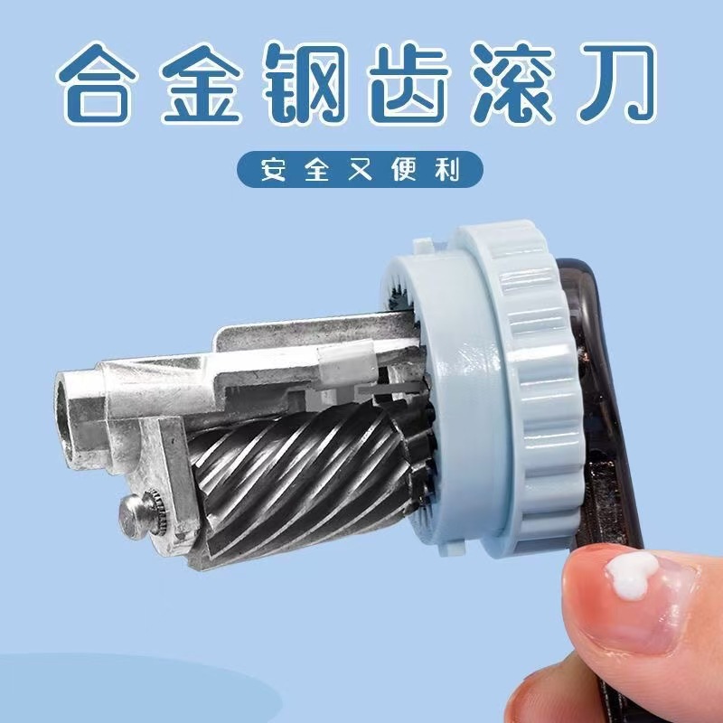 Hand-cranked pencil sharpener, rotating pencil sharpener, pencil sharpener for children and primary school students pic 5