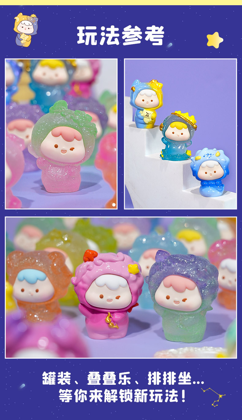 超可爱迷你摆件十二星座盲盒潮玩学生礼物创意摆件装饰工厂直销详情10