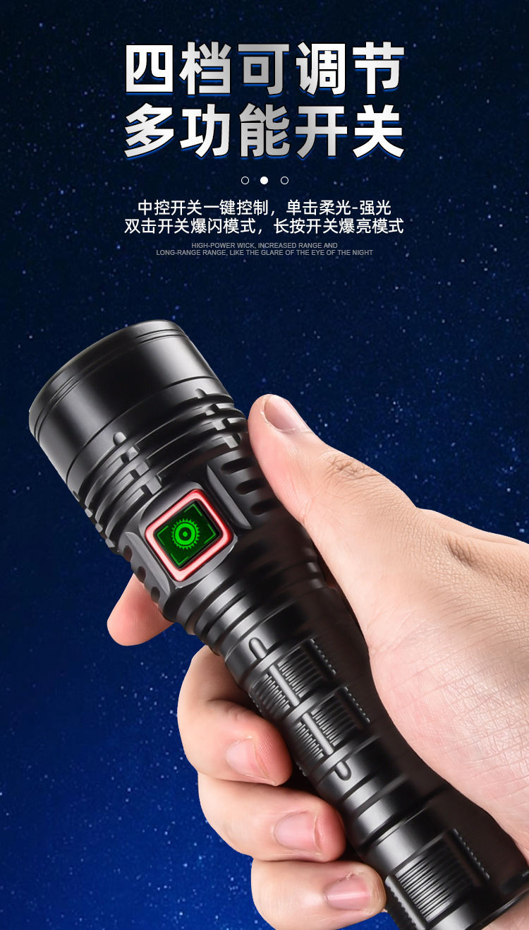 正品SST40强光手电筒超亮远射21700可充电G40定焦户外便携一体仓详情3