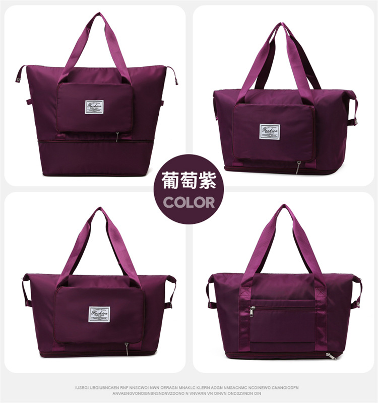 短途手提收纳包旅行包单肩大容量女男士小行李包袋健身出差待产详情19