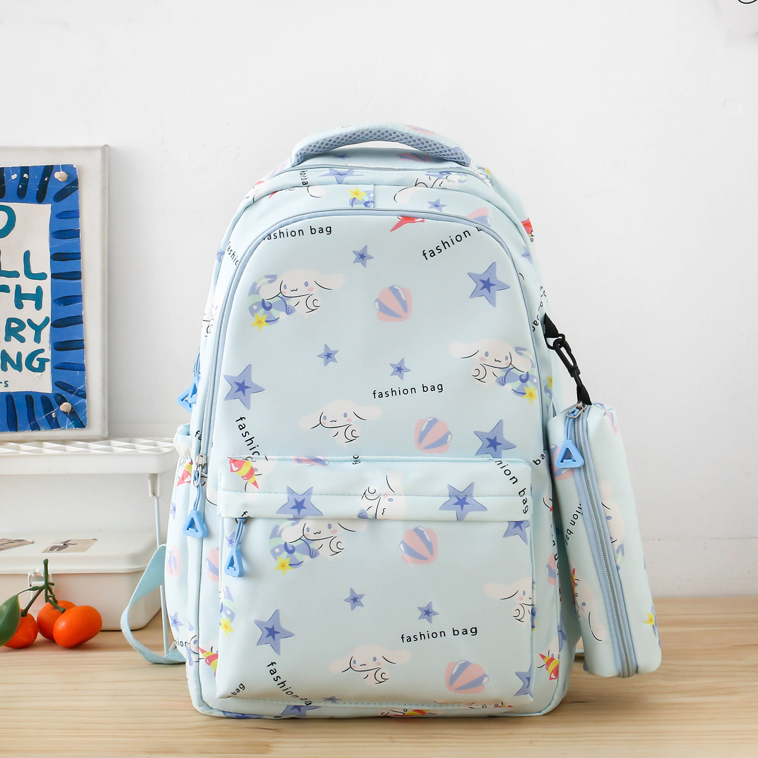 Two-piece backpack for girls in school, lightweight and lightweight bag for students in grades 3 to 6, schoolbag for junior high school students pic 9