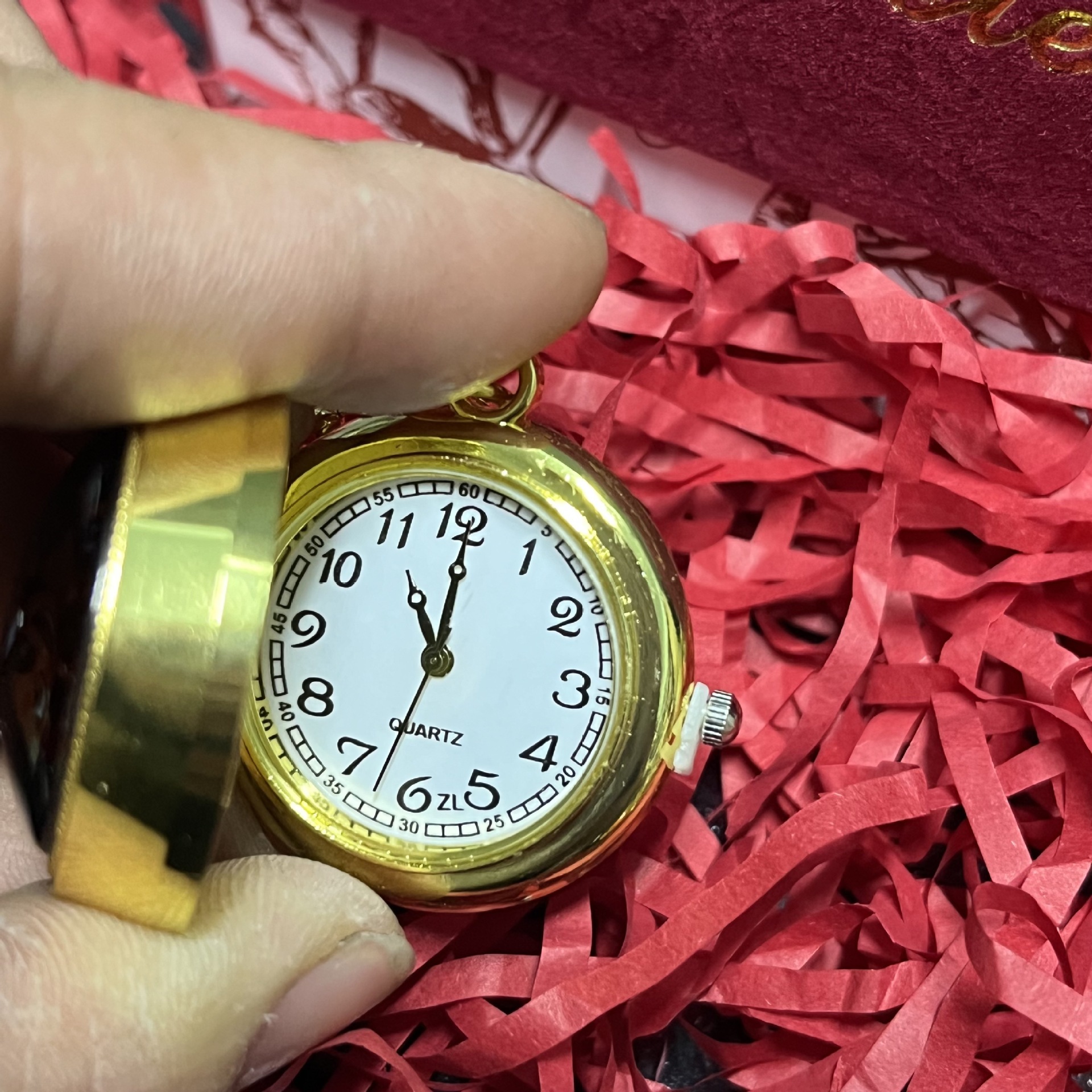 Nezha 2 movie pocket watch, cartoon top spinning hanging watch, children, students, boys and girls necklace watch, surrounding tourist attractions pic 5