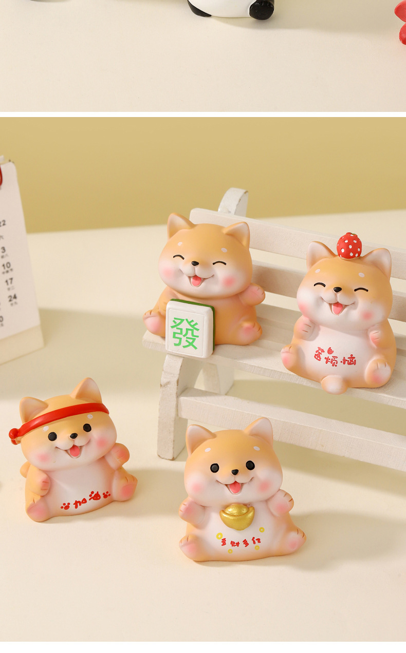 新款创意礼品发财花办公桌面摆件治愈解压装饰树脂工艺小摆件批发详情8