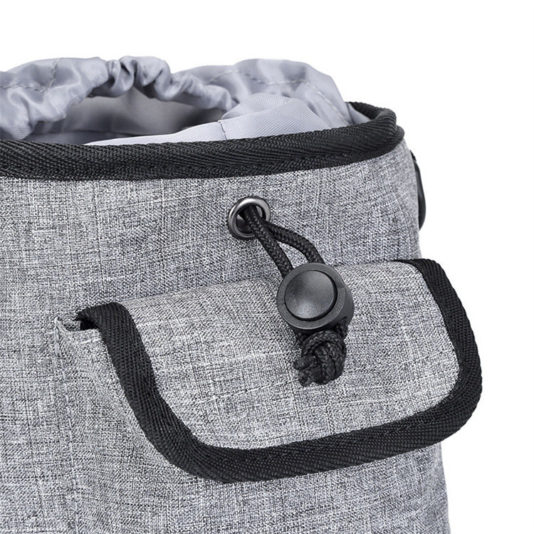 Factory direct sales of customized pet training bags, portable snack bags for dog outings, dog walking bags, multi-purpose garbage collection bags, and dog training waist bags pic 10