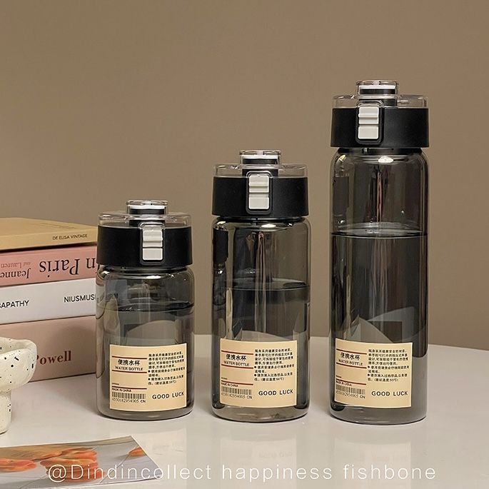 Muji pc water cup outdoor sports portable and easy-to-use cup, high appearance level, simple and durable plastic cup with tea strainer, direct drinking cup pic 8