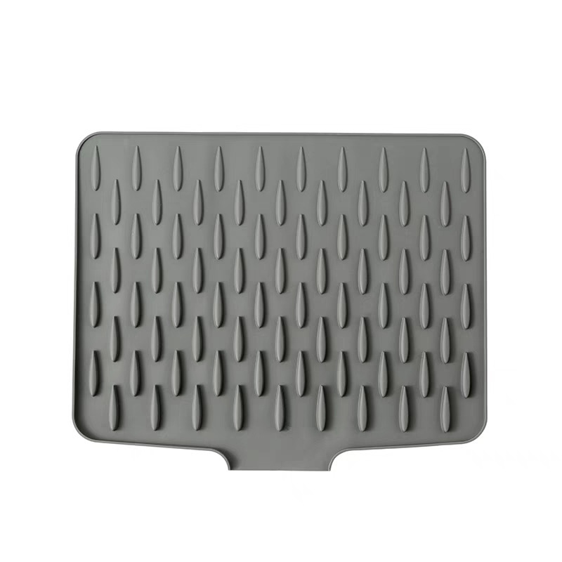 Silicone water-draining pad for countertop slope, kitchen heat-resistant and heat-insulating pot pad, thickened countertop pad, anti-slip cutting board fixing pad pic 8