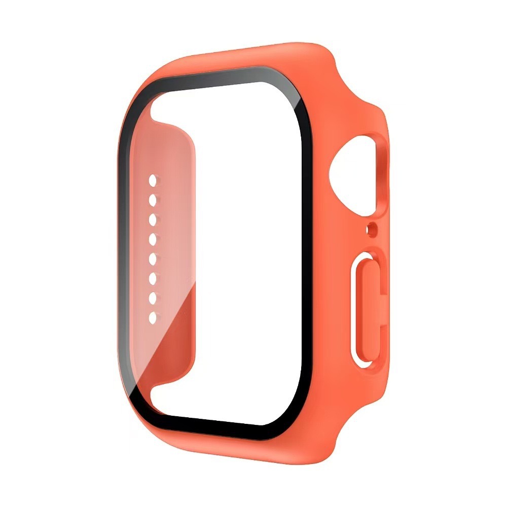 苹果手表保护壳适用iwatch s10手表壳防摔PC喷油钢化膜s9壳膜一体详情29