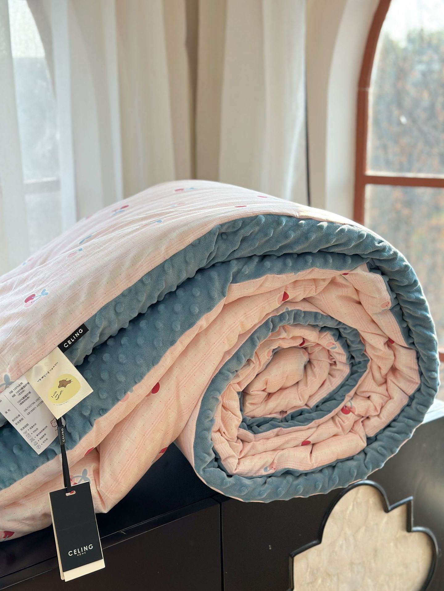 13372 All-cotton cartoon small floral print spring and autumn quilt soothing, bean quilt warm and fleece winter quilt core pic 96