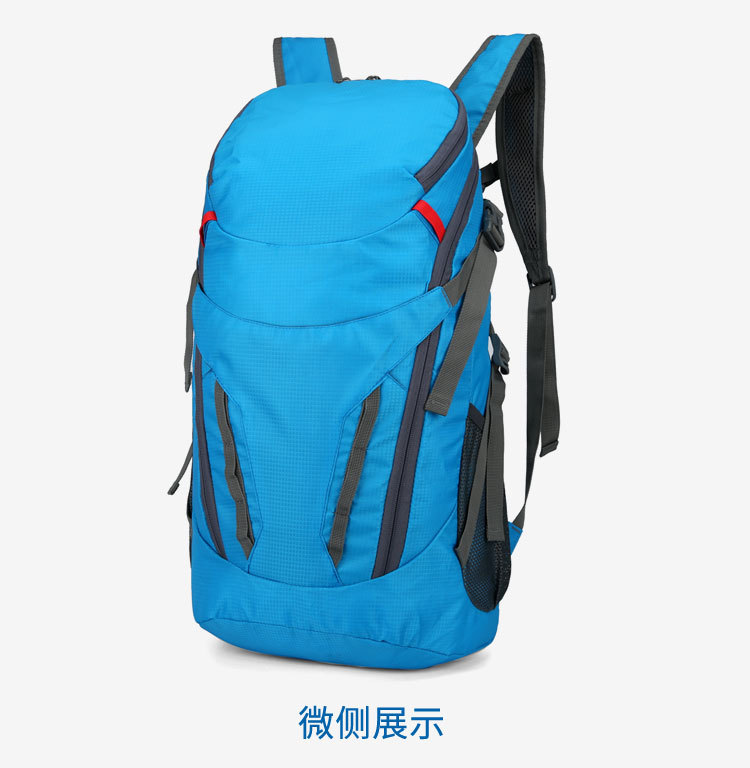 Cross-border water-repellent large-capacity leisure sports folding backpack, travel hiking foldable storage outdoor backpack pic 17