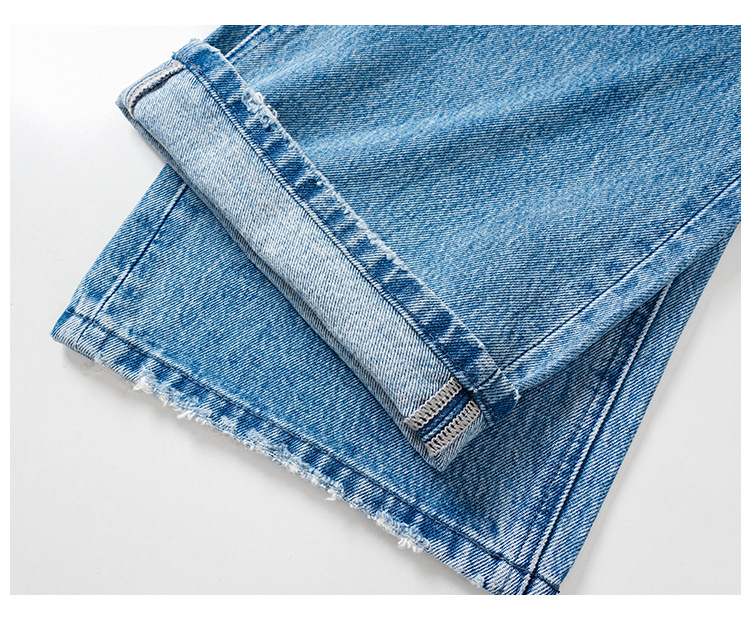 MBB high-end high-waisted jeans for women Spring/Autumn 2025 new style American 9-inch wide-leg pants Loose straight-leg trousers pic 20