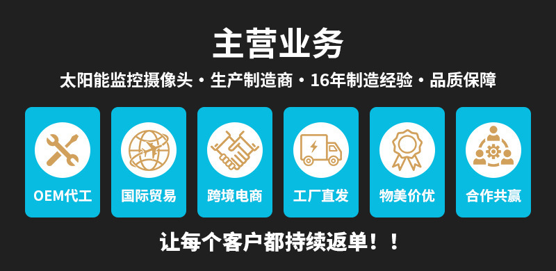 无电无网太阳能监控摄像头终身免流量夜视高清人型检测跟双镜头详情1