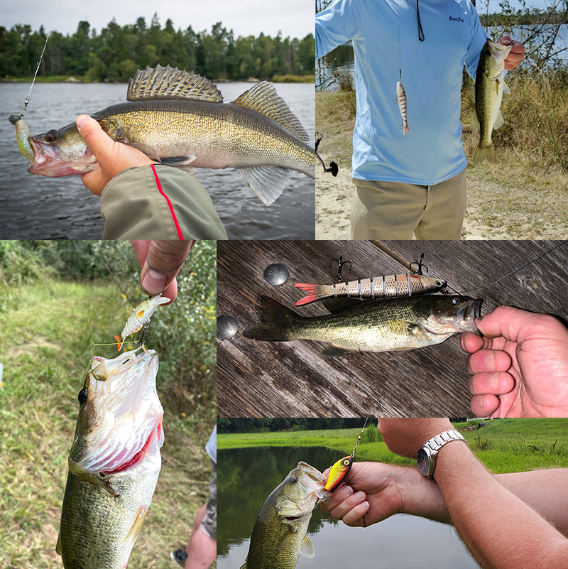 New 7-segment 10CM multi-segment fish bait from Lure bait wholesale, Mino hard bait, Hengjia vib fish bait pic 26