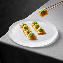 铭逸轩美式玻璃垫盘菠萝纹电镀工艺餐盘玻璃餐具摆盘西餐网格盘33详情26