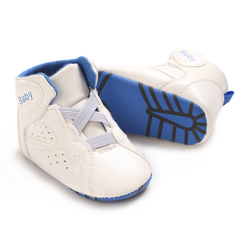 高帮婴儿鞋春秋0-1岁宝宝PU软底婴幼儿运动鞋详情8