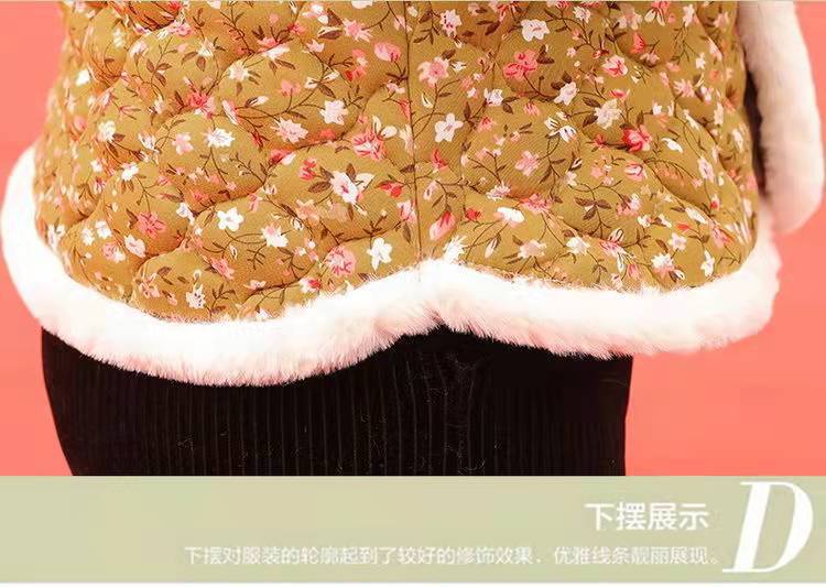 Choyin mesh chaqueta acolchada bandeja de cierre tang chaqueta de algodón noreste chaqueta de algodón grande flor chaqueta de año nuevo chaqueta chaqueta de algodón estilo chino étnico mujeres pic 14