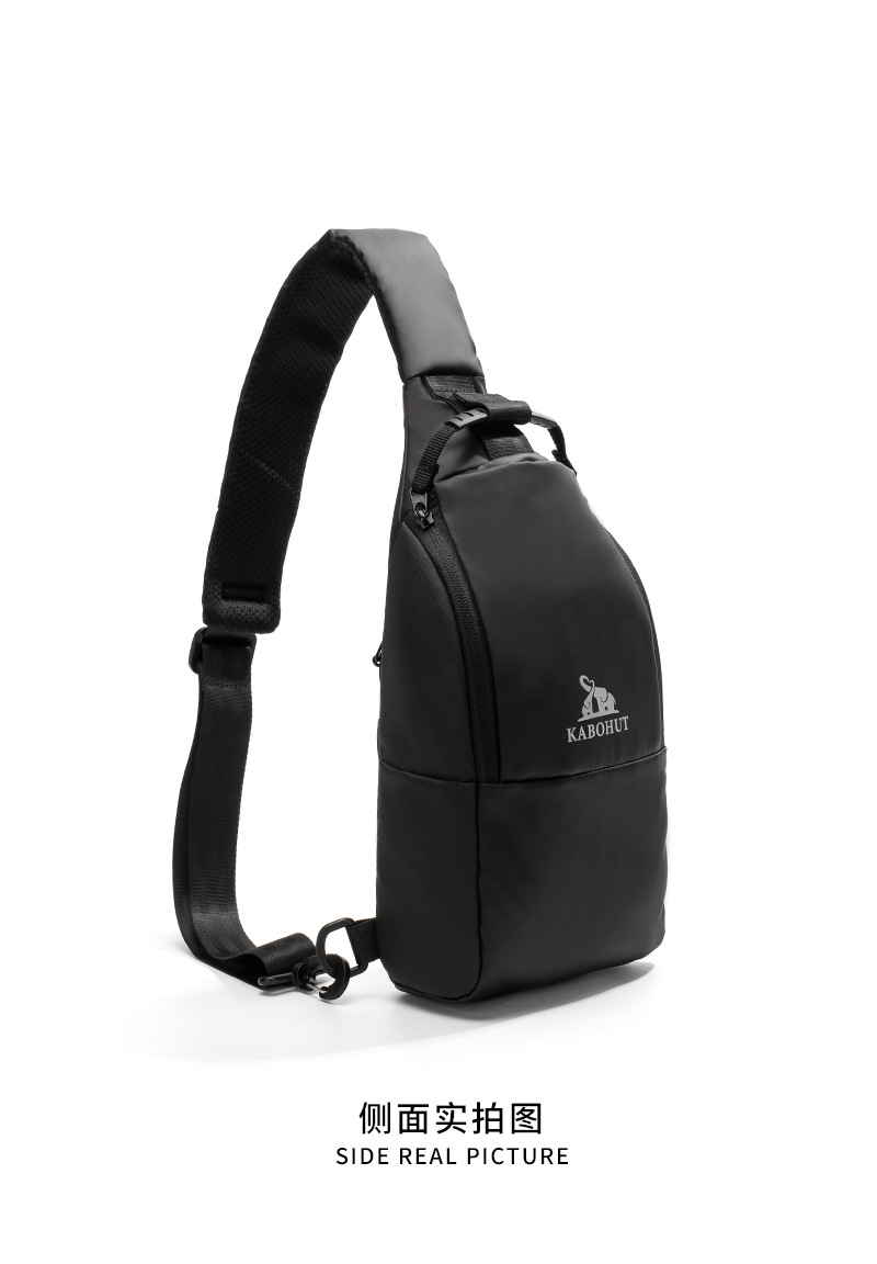 ins trendy brand chest bag for men, casual Japanese single-shoulder bag for men, small backpack for men, trendy crossbody bag for men, new waist bag for men pic 13