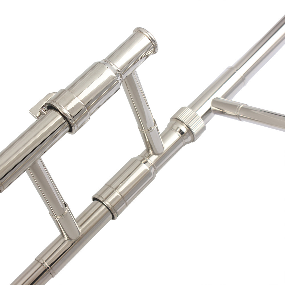 LADE trombón alto trombón en si bemol trombón pullman estudiante orquesta de principiantes trombón de latón trombón plateado niquelado al por mayor pic 19