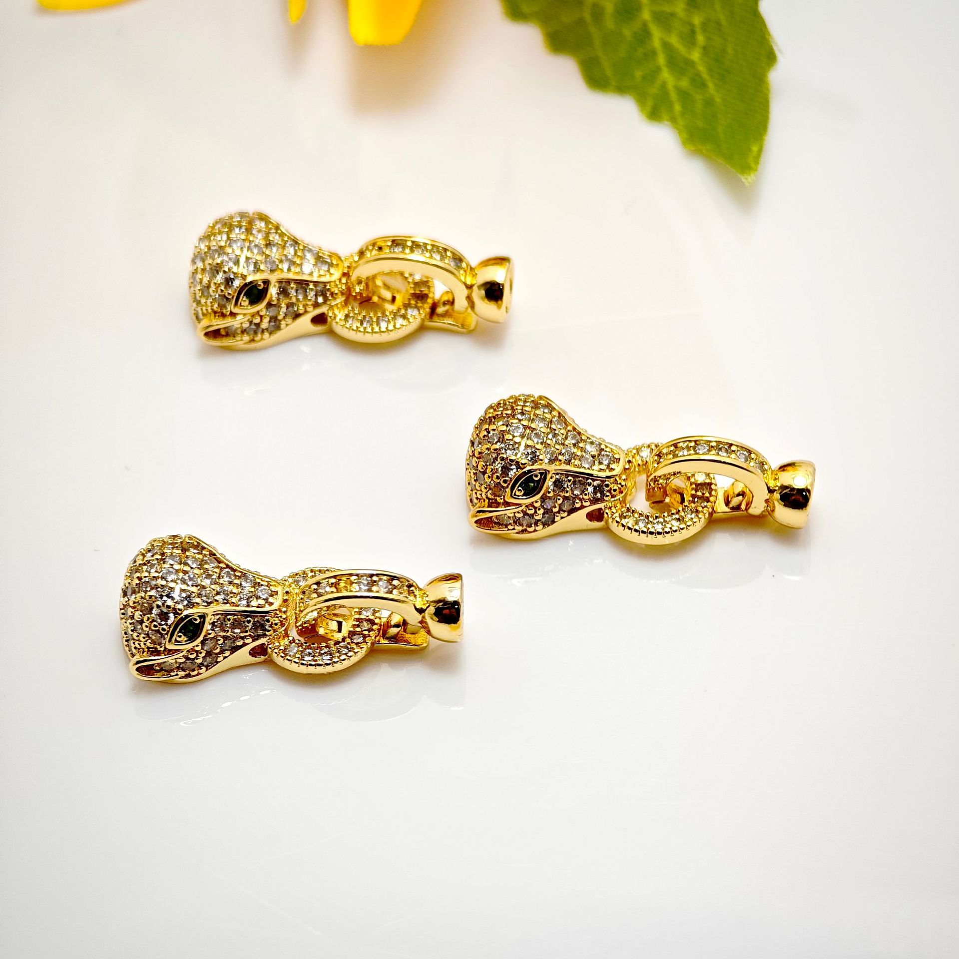 Pearl necklace buckle, cross buckle, electroplated high color retention mother-of-pearl necklace buckle, DIY bracelet, necklace buckle, D-shaped buckle pic 11