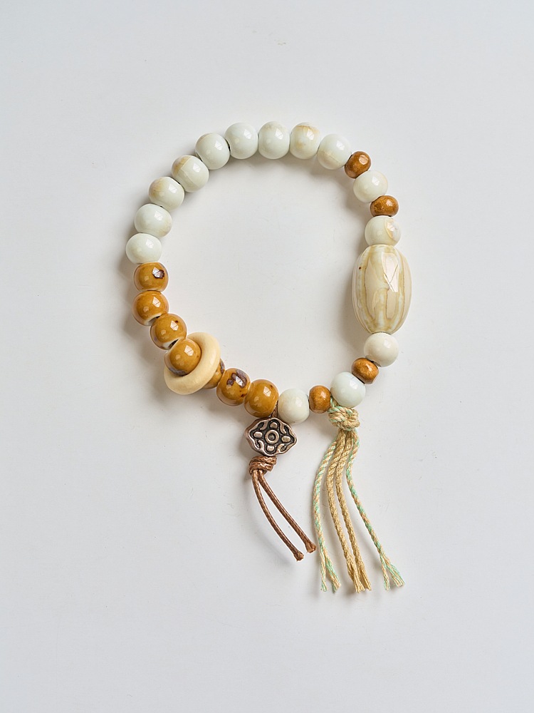 热销景德镇陶瓷手链小清新古风串珠流行百搭国风女新中式手串饰品详情5