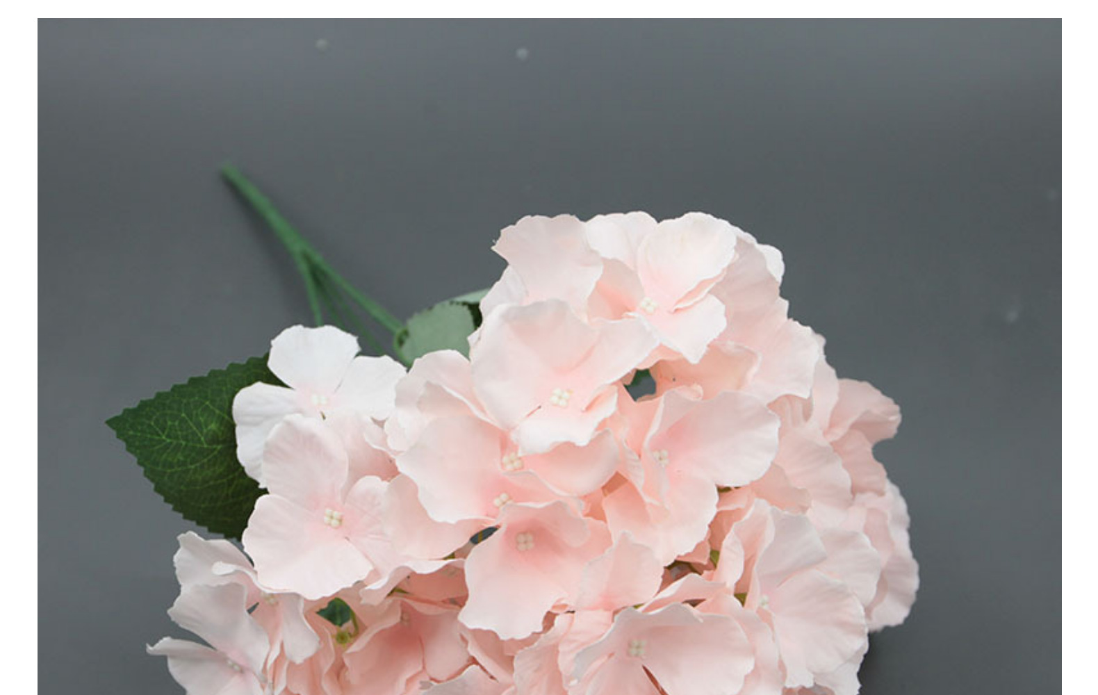 仿真5叉绣球花束婚庆酒店布置婚礼拍摄道具玫红色仿真花假花批发详情25