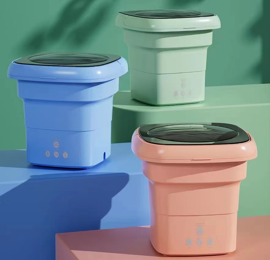 Factory direct sales of 8L folding washing and spinning integrated washing machine, small student dormitory washing machine, baby washing machine, portable pic 20