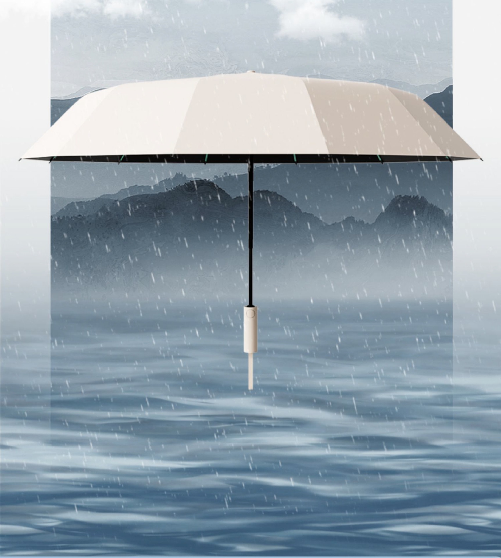 全自动60骨雨伞商务简约雨伞折叠伞高级感晴雨两用遮阳防晒太阳伞详情22