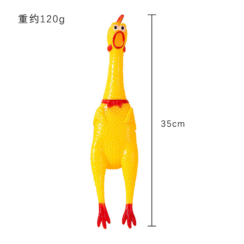 批发搪胶玩具惨叫鸡 整人玩具尖叫鸡 趣味发声玩具咕咕鸡宠详情6