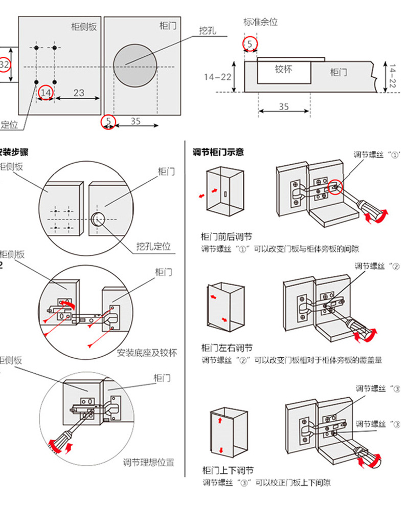 不锈钢铰链二段力阻尼缓冲合页橱柜衣柜静音合页弹簧飞机合叶详情28