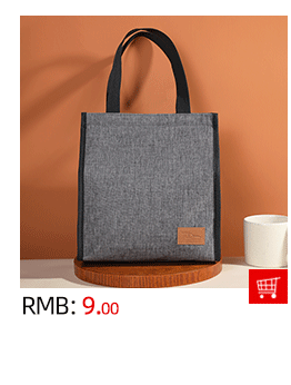 Wholesale thickened round lunch bags, insulated student hand-held bento bags, outdoor large-capacity insulated bags pic 5