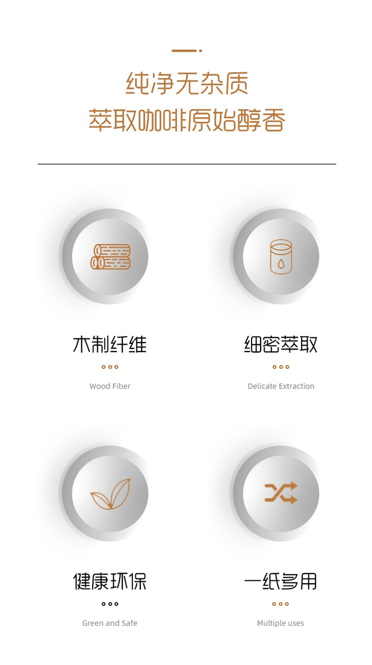 P66D round powder bowl coffee filter paper, secondary paper, Italian coffee machine handle 51/53/58mm, universal extraction pic 2