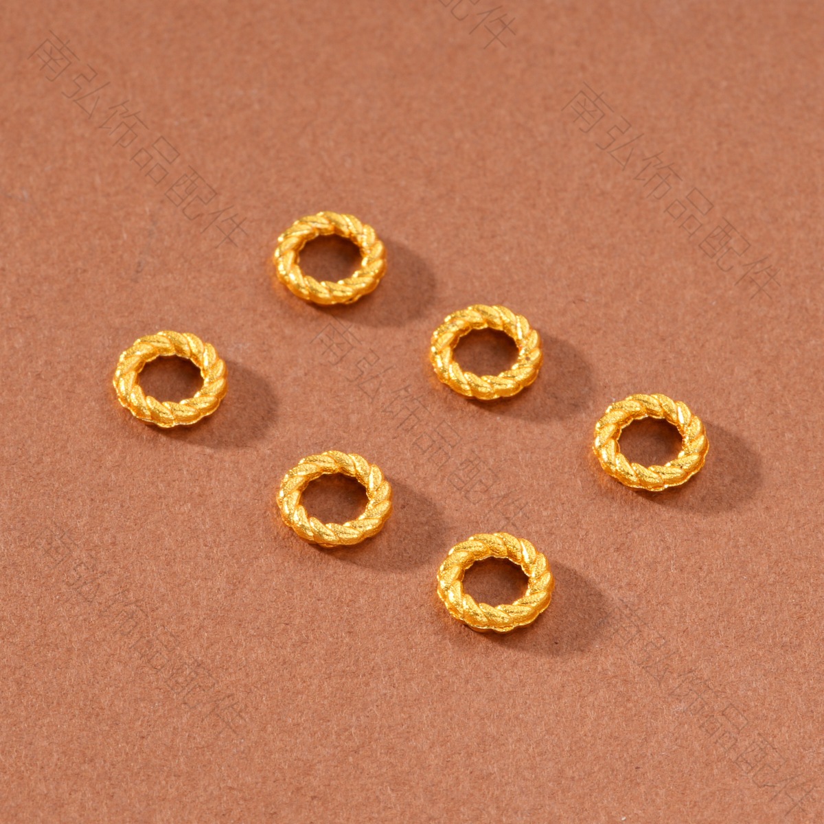 Ancient-style Vietnamese sand gold color preservation wreath, interlaced linen wreath, high-end bracelet, necklace, DIY jewelry accessories pic 10