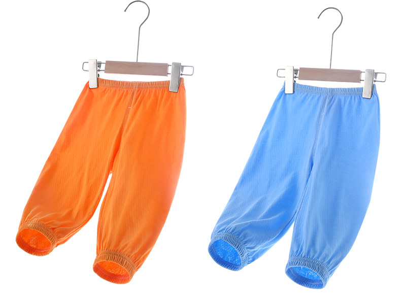 婴儿全棉防蚊裤男童夏季薄款a类宝宝夏天儿童小童外穿空调裤子详情12