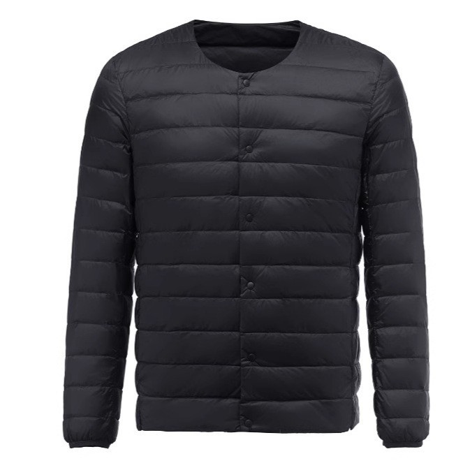 2025新款轻薄羽绒服男圆领可变V领内胆羽绒外套中青年内搭保详情8