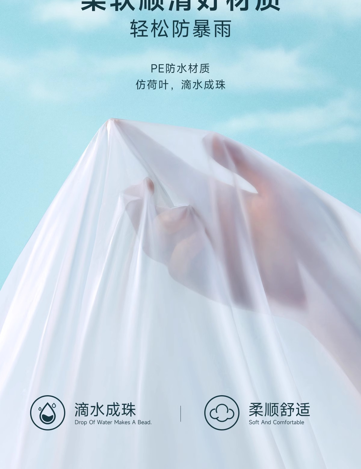 一次性雨衣便携加厚款卡片包装成人儿童学生雨披景区旅游长款连体详情15