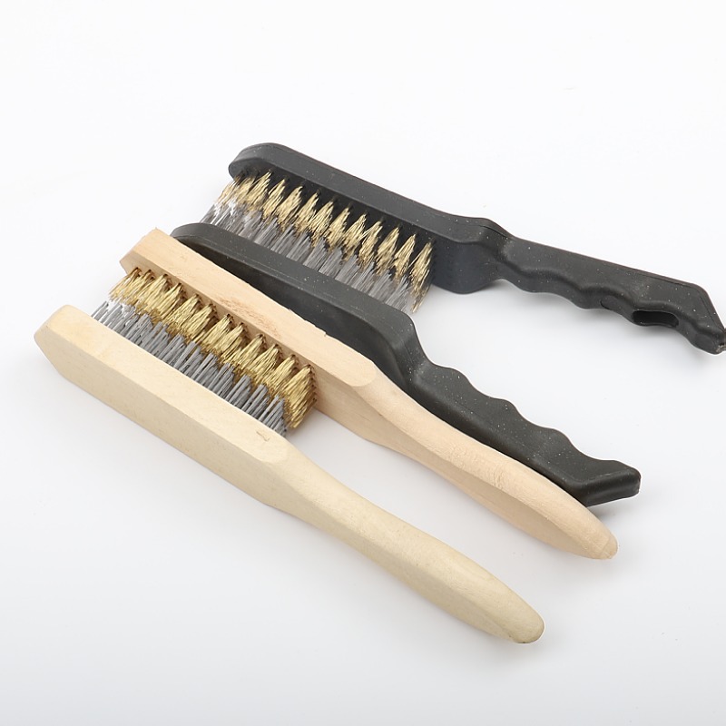Wholesale of wooden handle steel wire brushes, rust removal brushes, fish scale brushes, grinding, rust removal, polishing and cleaning tool brushes from the manufacturer pic 9
