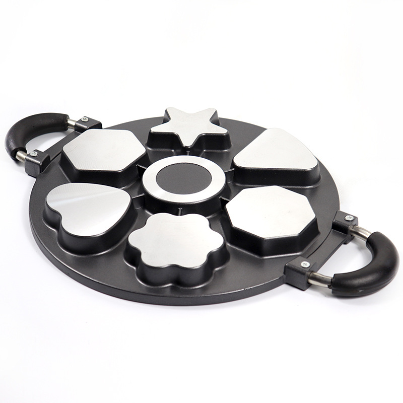 7holes cake mould 7-hole aluminum die-cast cake mold egg pan non-stick cake baking DIY mold pic 2