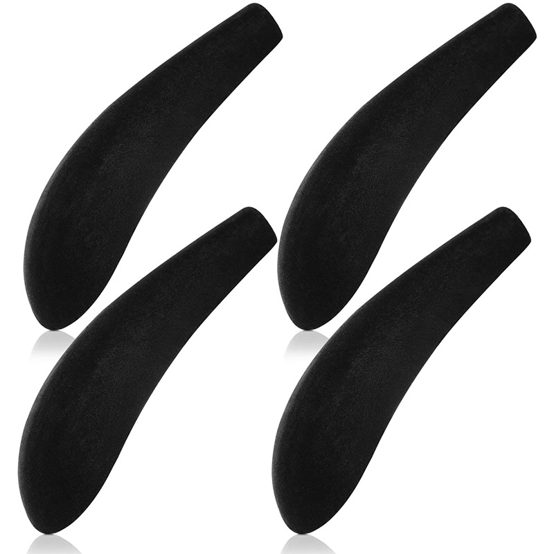 Black thickened and widened anti-slip and anti-deformation shoulder support for flocked clothes hanger, shoulder pad for shoulder shaping of clothes hanger accessories pic 22