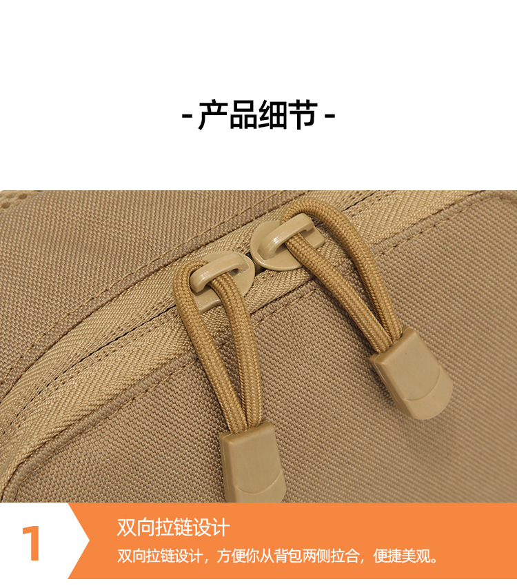 T Outdoor portable crossbody bag, gun holster magazine storage bag, multi-functional tactical gun bag, hiking waist bag pic 10