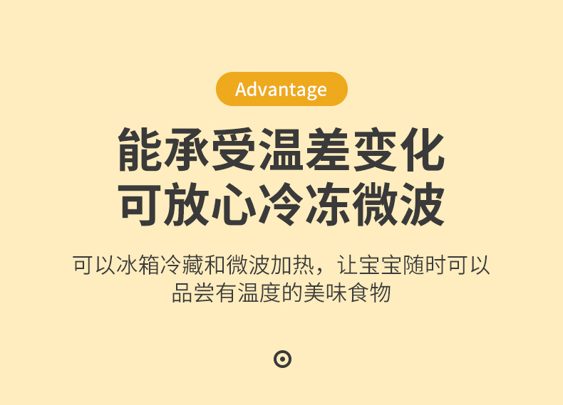 硅胶餐具套装婴儿辅食神器食品级餐垫餐盘喂养小熊吸盘分格餐盘详情7