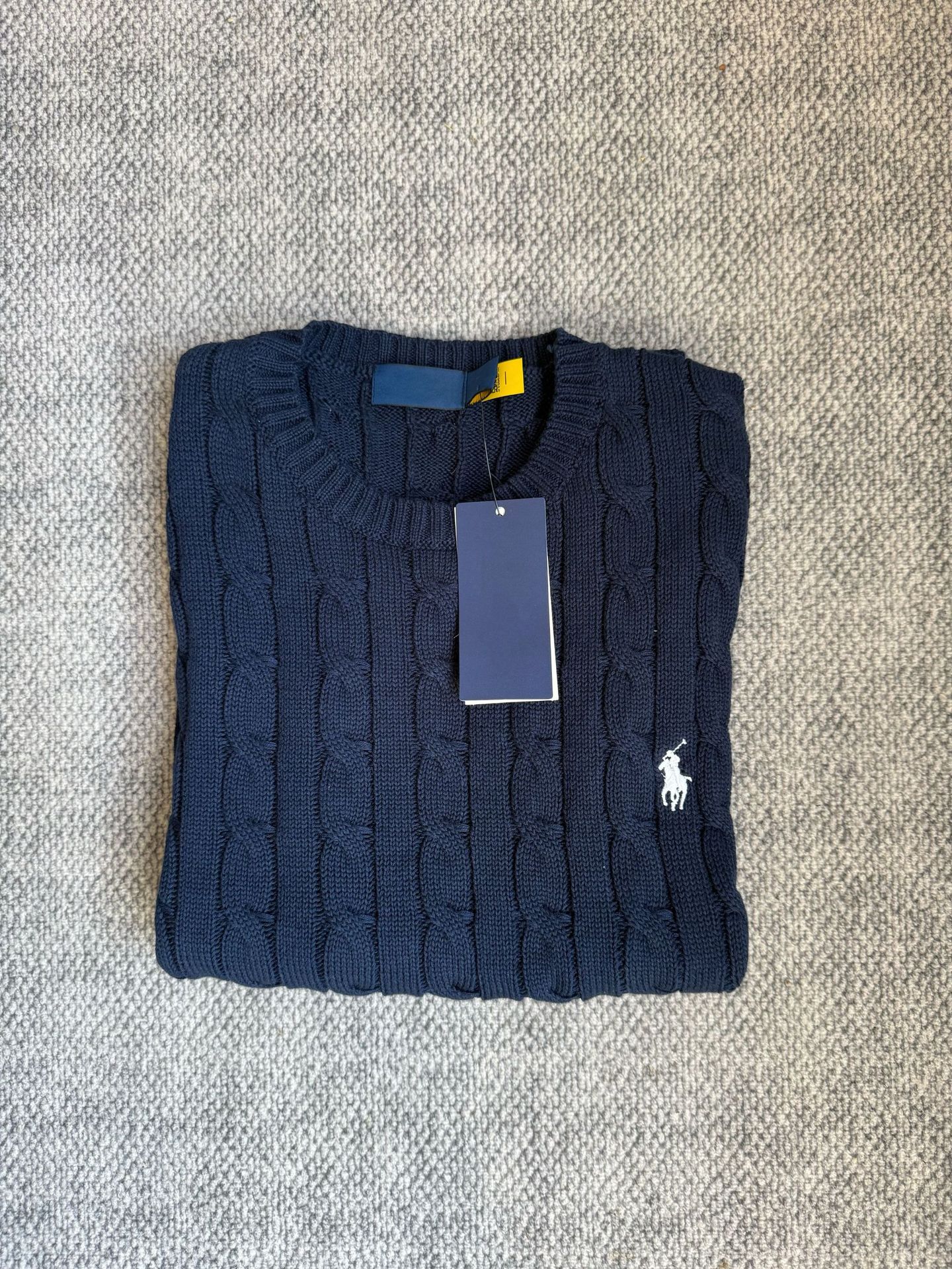 RL拉夫小马标女士经典纯棉短袖圆领麻花针织衫25年新款针织短袖详情10