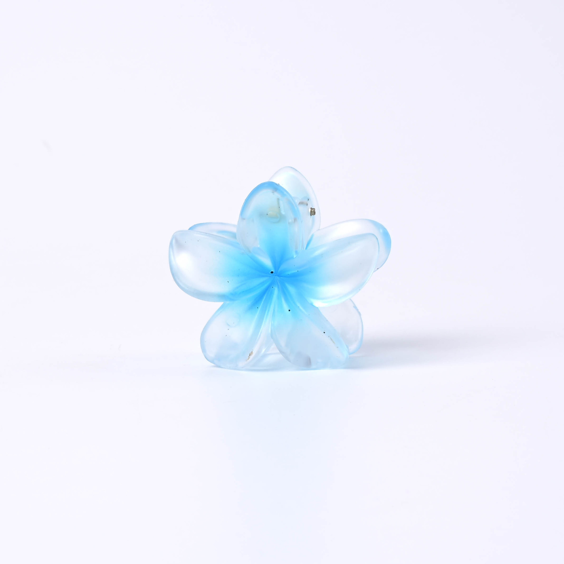 4cm matte gradient frangipani color travel essential hairpin, half-tied ponytail side clip, wholesale foreign trade supply pic 3