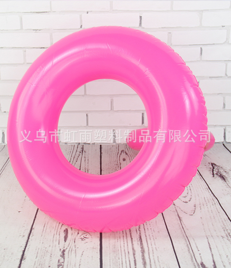 虹雨新款儿童火烈鸟游泳圈批发可爱卡通火烈鸟腋下圈加厚充气泳圈详情9
